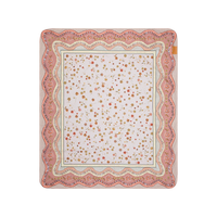 Wandering Folk Dahlia Picnic Rug - Rose