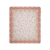 Wandering Folk Dahlia Picnic Rug - Rose