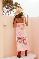 SABBI The Flamingo Racing Maxi Dress - Pink