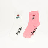 Afends Recycled Socks Two Pack - The Rose