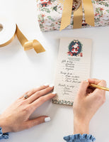 Bespoke Letterpress Christmas Is Coming Shopping List