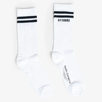 Thrills Minimal 5 Pack Sock - White