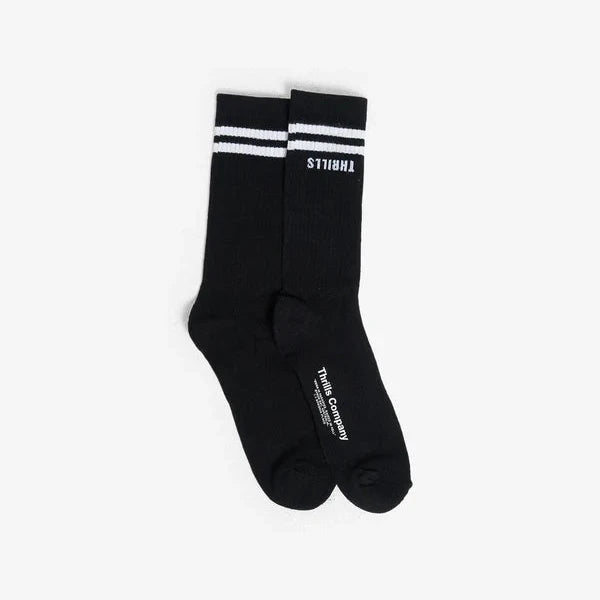 Thrills Minimal 5 Pack Sock - Black