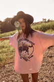 SABBI The Crazy Horse Tee in Pink