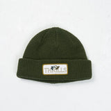 Thrills Classic Waffle Beanie - Oil Green