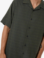 Thrills Airborne Bowling Shirt - Grape Leaf