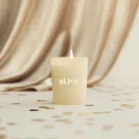 Al.ive Body Mini Soy Candle Bauble - Golden Wattle & Citrus