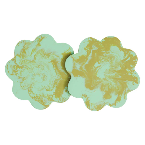 Sage & Clare Cecelia Coasters - Artichoke