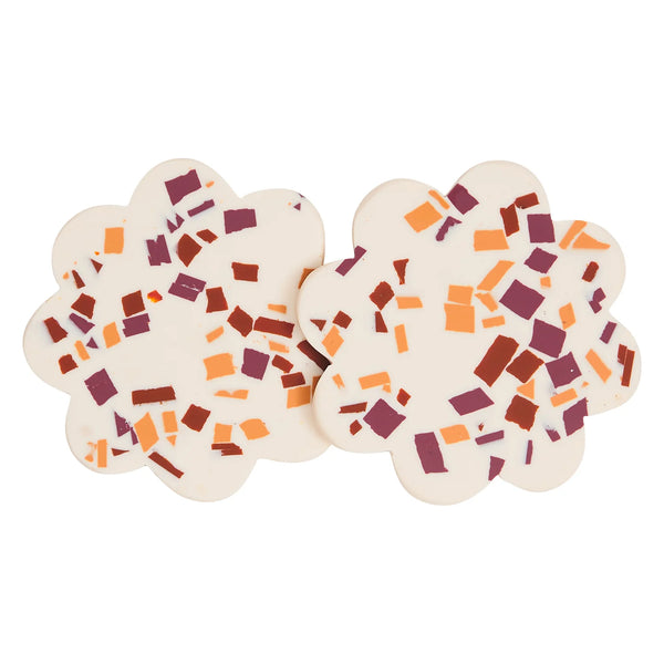 Sage & Clare Cecelia Coasters - Nougat Terrazzo